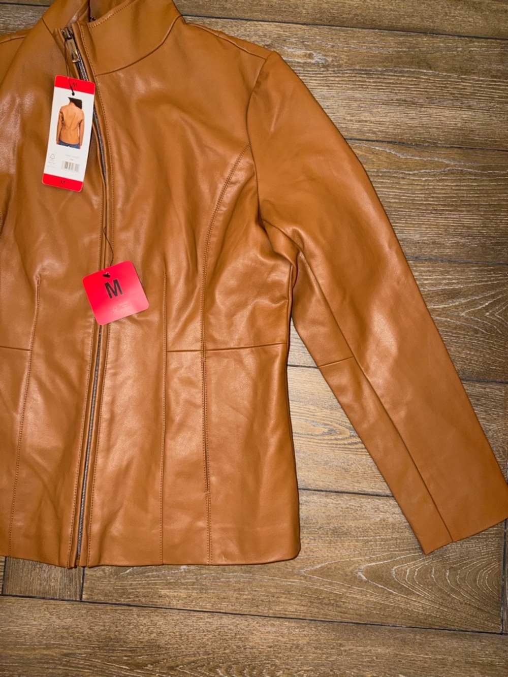 Kenneth Cole New York women's faux leather jacket - Picture 6 of 15